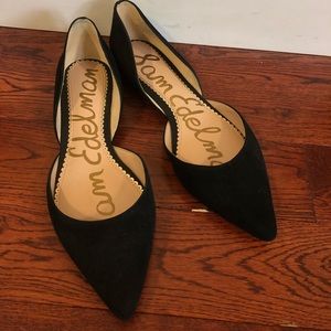 Pointy Black Sam Edelman flats